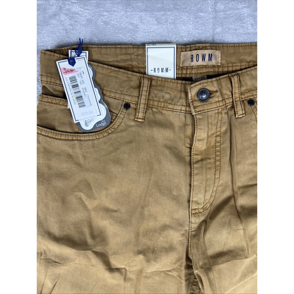 NEW Size 32 X 32 Men's ROWM Denim Style Casual Lodge Pants